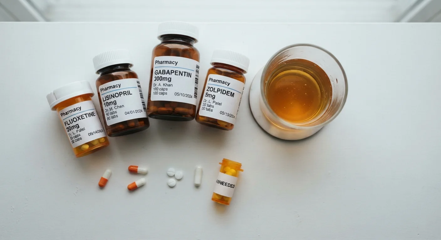 Alcohol and Medications: Which Combinations Warrant Serious Caution