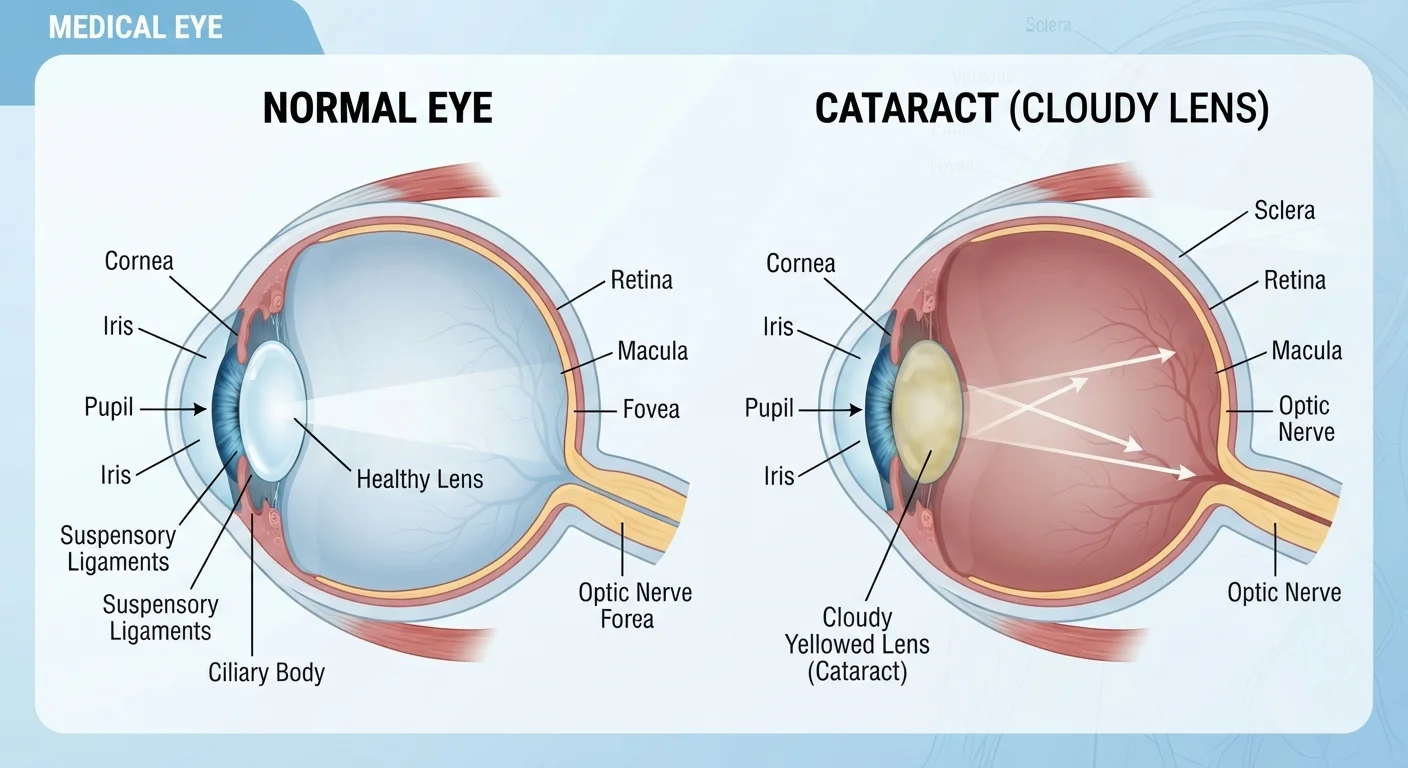 Cataracts: Why the Eye's Lens Clouds Over and What It Means for Vision