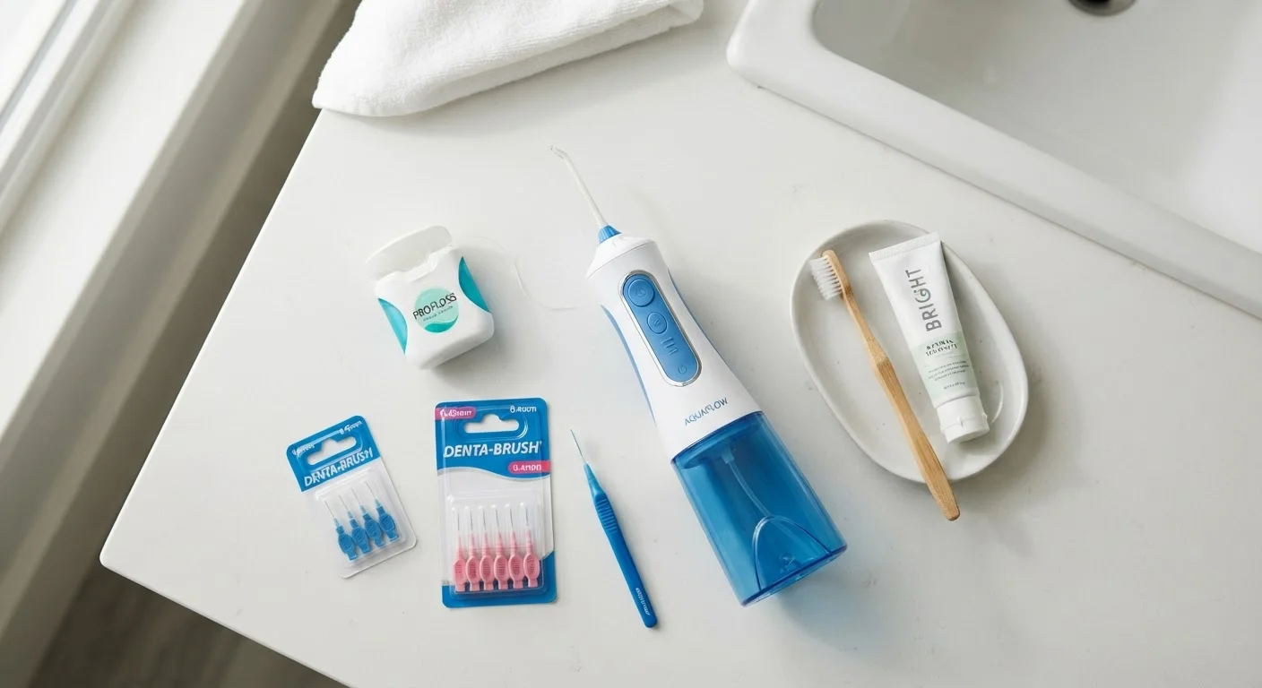 Dental Floss, Interdental Brushes, and Water Flossers: Navigating Your Options