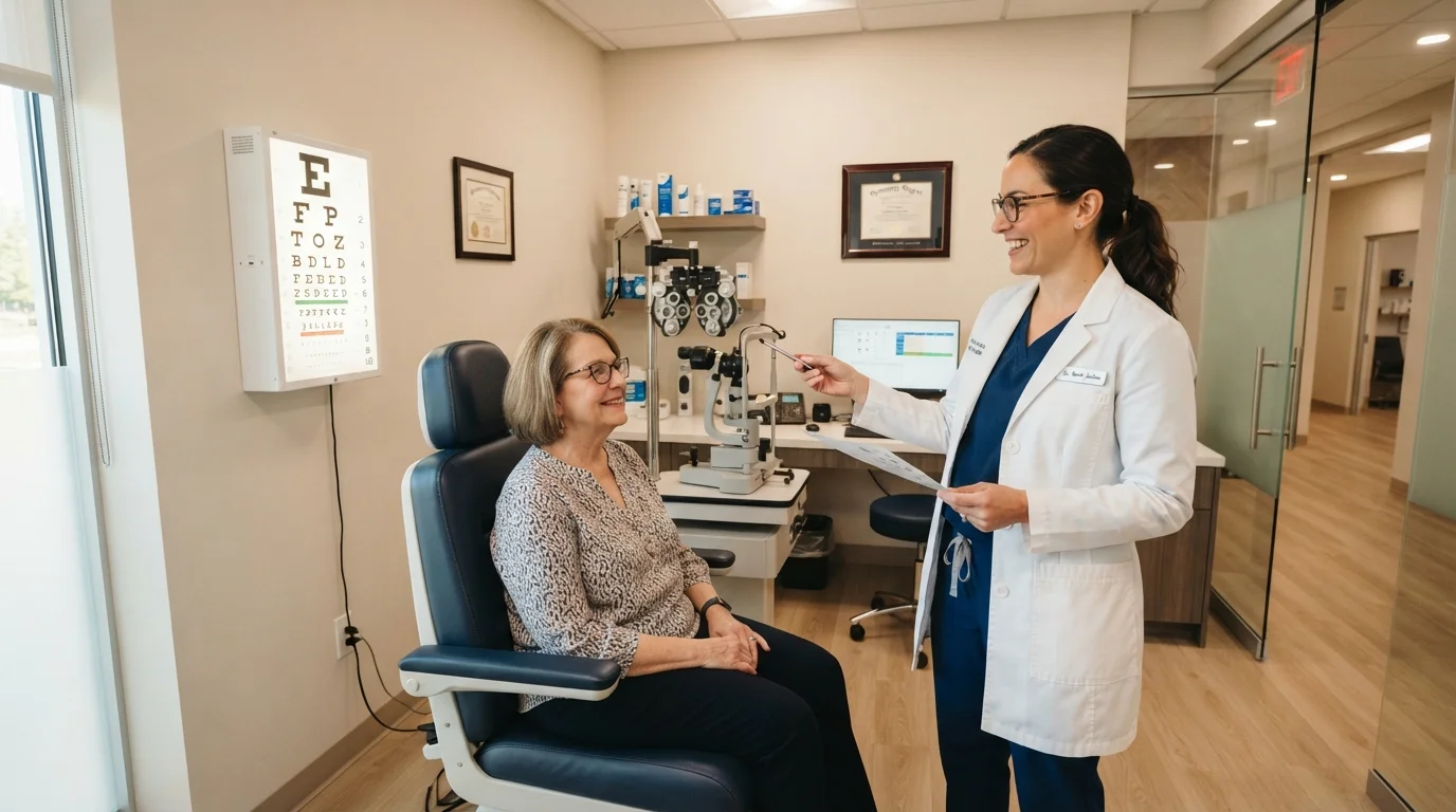 Eye Exam Frequency by Age and Risk Factor