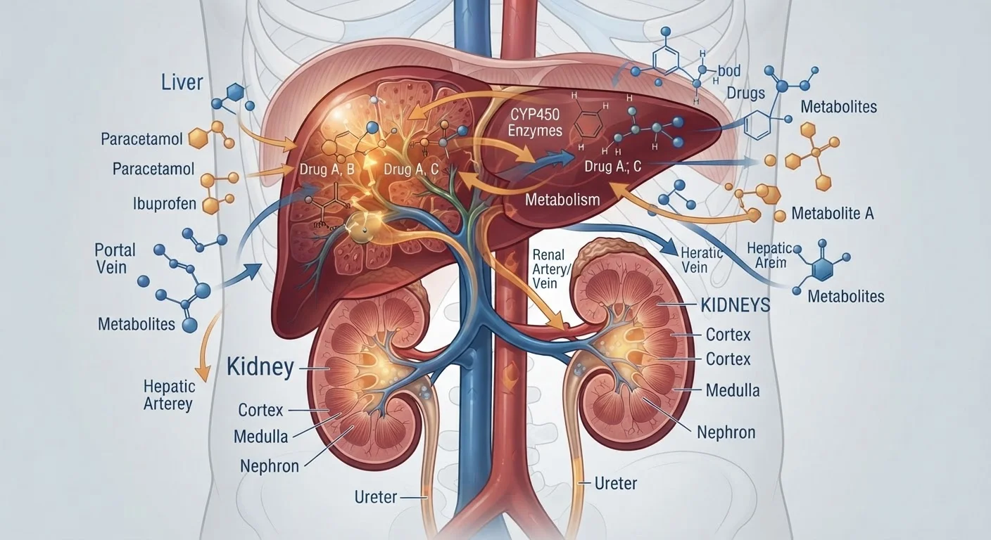 How Your Kidneys and Liver Affect the Way Medications Work
