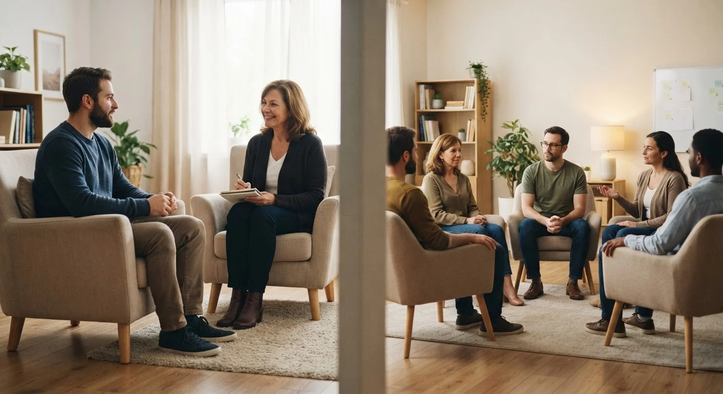 Individual Therapy vs. Group Therapy for Men: Key Differences to Understand