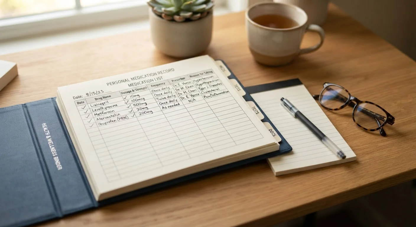 Keeping a Personal Medication Record: A Safety Practice That Can Save Lives