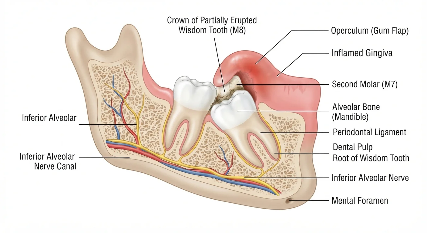 Pericoronitis: When a Partially Erupted Tooth Becomes a Problem