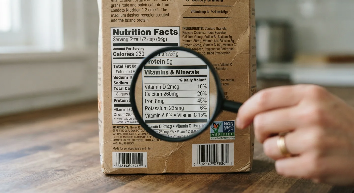 Reading a Nutrition Label for Micronutrients Without Getting Lost
