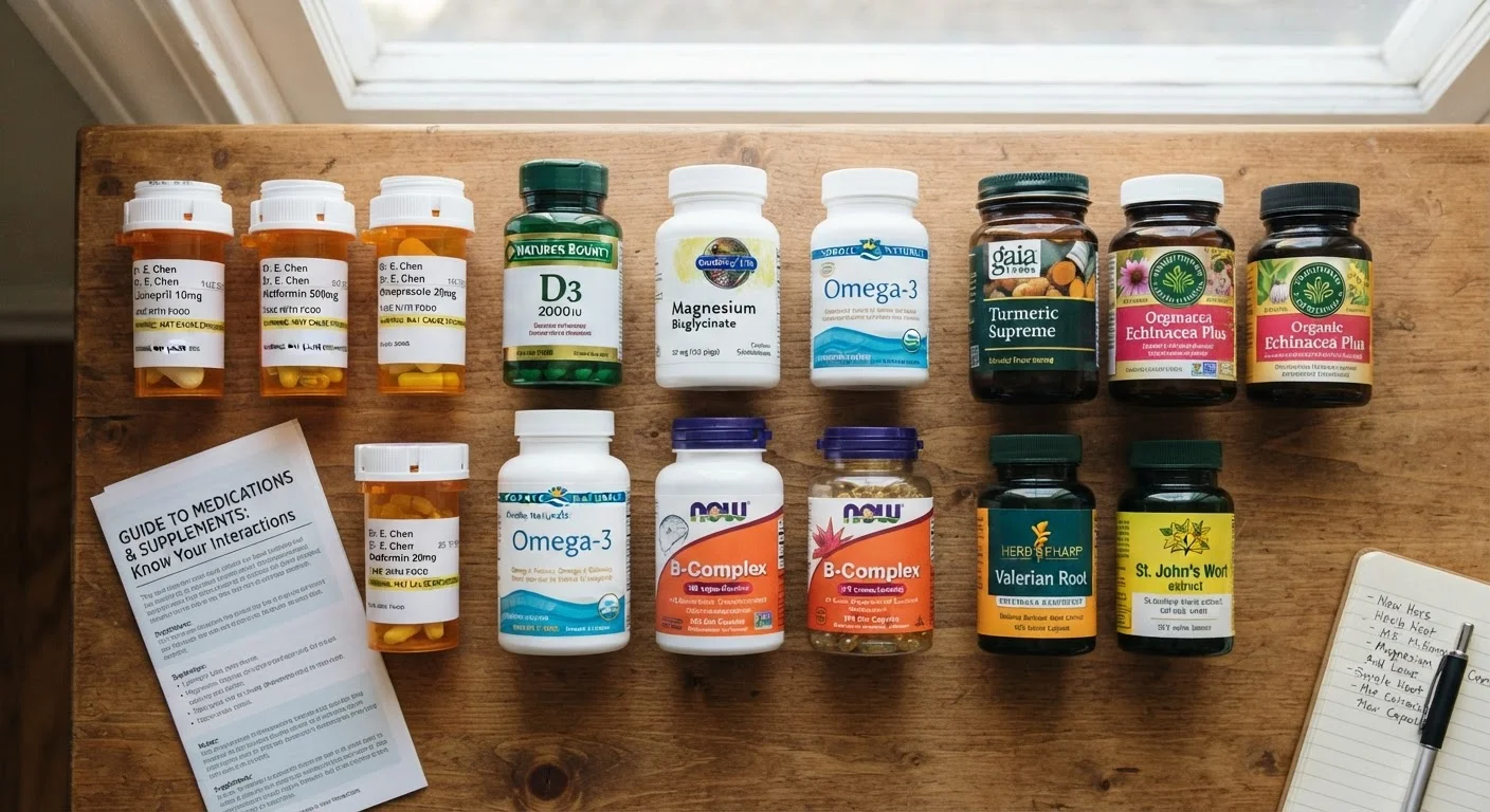 Supplements and Prescription Drugs: Interactions Doctors Don't Always Ask About