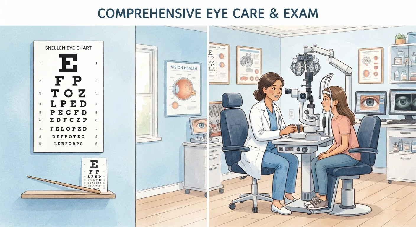 Vision Screening vs. Comprehensive Eye Exam