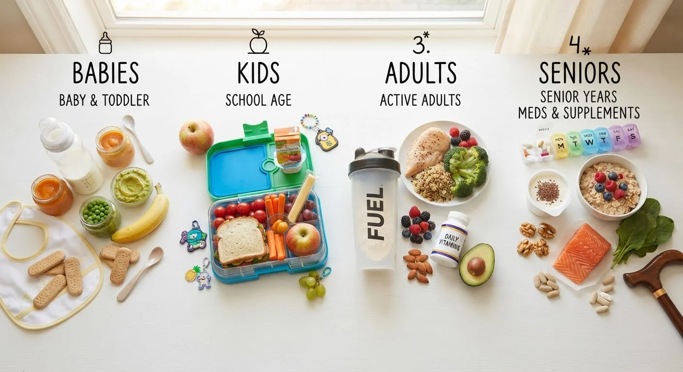 Why Vitamin and Mineral Needs Shift Across Life Stages